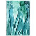 Empire Art Direct Empire Art Direct TMP-128683-4832 48 x 32 in. Human Abstract Water Women II Frameless Tempered Glass Panel Contemporary Wall Art TMP-128683-4832